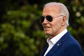 President Biden Returns to the White House after Campaign Events in Pennsylvania