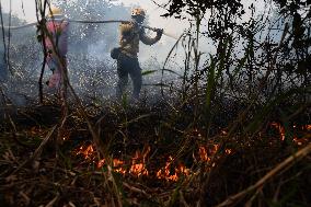 BRAZIL-CORUMBA-PANTANAL WETLAND-FIRE