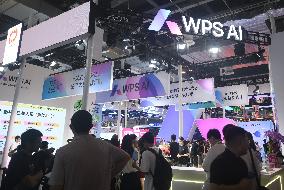 WPS Booth at 2024 WAIC in Shanghai