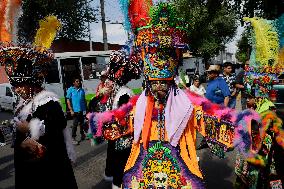 Celebrations On The Eve Of The 802nd Anniversary Of The Founding Of Cuitláhuac In Mexico City.