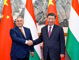 CHINA-BEIJING-XI JINPING-HUNGARIAN PM-MEETING (CN)