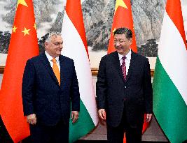 CHINA-BEIJING-XI JINPING-HUNGARIAN PM-MEETING (CN)