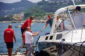 Sting And Trudie Styler At Global Festival - Ischia