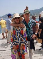 Sting And Trudie Styler At Global Festival - Ischia