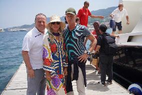 Sting And Trudie Styler At Global Festival - Ischia