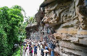 CHINA-CHONGQING-DAZU ROCK CARVINGS-TOURISM (CN)