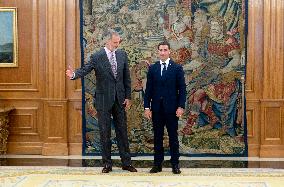 King Felipe Receives Imanol Pradales - Madrid