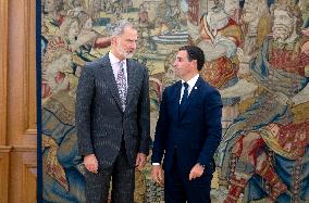 King Felipe Receives Imanol Pradales - Madrid