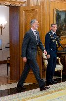 King Felipe Receives Imanol Pradales - Madrid