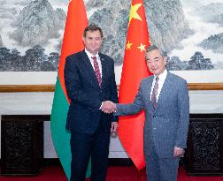 CHINA-BEIJING-WANG YI-BELARUS-FM-TALKS (CN)