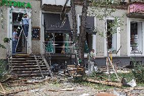 Kyiv after Russian missile attack on July 8, 2024