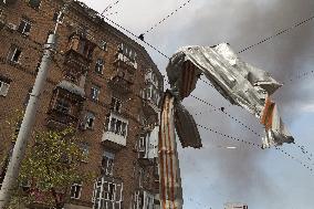 Kyiv after Russian missile attack on July 8, 2024