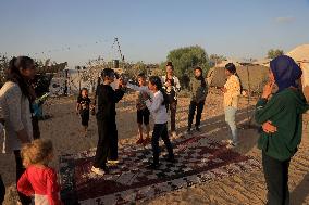 MIDEAST-GAZA-KHAN YOUNIS-FEMALE BOXERS