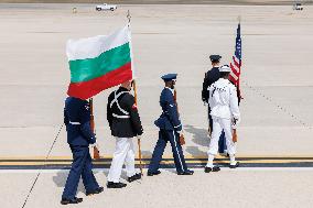 Bulgaria Delegates Arrive To U.S. For NATO Summit