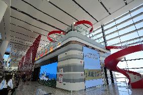 Changyu Airport Experience Hall in Yantai Penglai International Airport