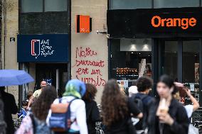 Cleanup After Leftist Rioting Post-Election In Paris