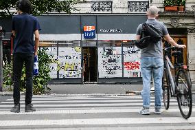 Cleanup After Leftist Rioting Post-Election In Paris