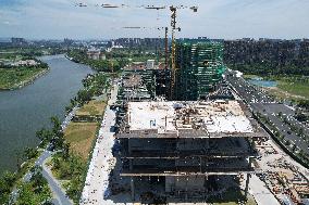 Grand Canal Museum Construction in Hangzhou