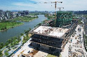 Grand Canal Museum Construction in Hangzhou