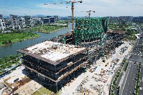 Grand Canal Museum Construction in Hangzhou