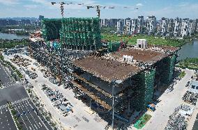 Grand Canal Museum Construction in Hangzhou