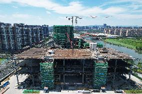 Grand Canal Museum Construction in Hangzhou