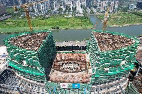 Grand Canal Museum Construction in Hangzhou