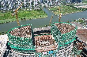 Grand Canal Museum Construction in Hangzhou