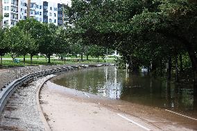 Flooding After Hurricane Beryl