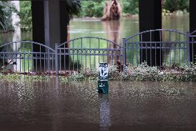 Flooding After Hurricane Beryl