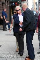 Michael Douglas At The Late Show - NYC