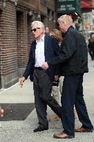 Michael Douglas At The Late Show - NYC