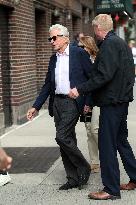 Michael Douglas At The Late Show - NYC