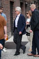 Michael Douglas At The Late Show - NYC