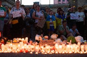 Ukrainians Mourn Victims Of Latest Russian Missile Attack.