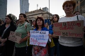 Ukrainians Mourn Victims Of Latest Russian Missile Attack.