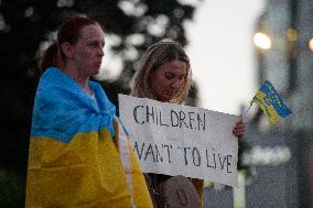 Ukrainians Mourn Victims Of Latest Russian Missile Attack.