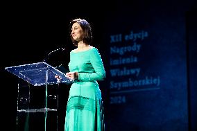 Awards Gala Wislawa Szymborska In Krakow