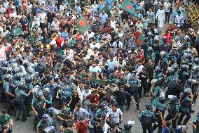 Students Protest Quota System - Dhaka