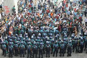 Students Protest Quota System - Dhaka