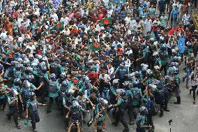 Students Protest Quota System - Dhaka