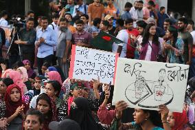 Students Protest Quota System - Dhaka