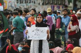 Students Protest Quota System - Dhaka