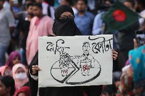 Students Protest Quota System - Dhaka