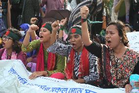 Students Protest Quota System - Dhaka