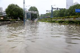 Blue Rainstorm Alert in Lianyungang