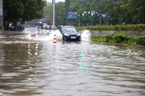 Blue Rainstorm Alert in Lianyungang