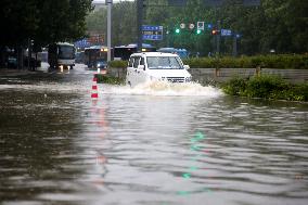 Blue Rainstorm Alert in Lianyungang