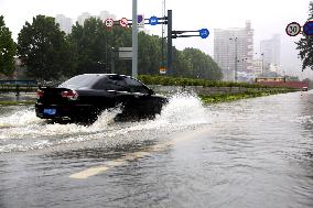 Blue Rainstorm Alert in Lianyungang