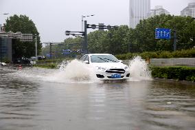 Blue Rainstorm Alert in Lianyungang